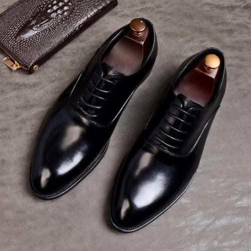 European and American Men's Wedding Dinner Dress Shoes Office Business Leather Shoes Men's Leather Oxford Shoes Foreign Trade Men's Shoes