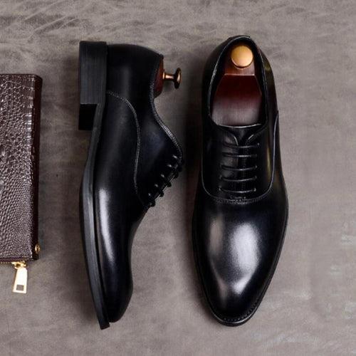 European and American Men's Wedding Dinner Dress Shoes Office Business Leather Shoes Men's Leather Oxford Shoes Foreign Trade Men's Shoes