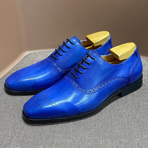 Japanese Classic Men's Business Casual Leather Shoes Genuine Leather Formal Leather Shoes Men's British Oxford Shoes Brogue Men's Shoes