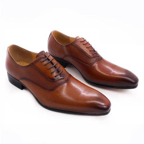 Men's Leather Shoes Wholesale Factory Direct Wholesale Cross-Border Supply Business Formal Men's Shoes Pointed plus Size Oxford Shoes