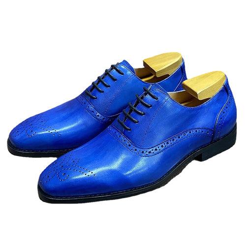 Japanese Classic Men's Business Casual Leather Shoes Genuine Leather Formal Leather Shoes Men's British Oxford Shoes Brogue Men's Shoes