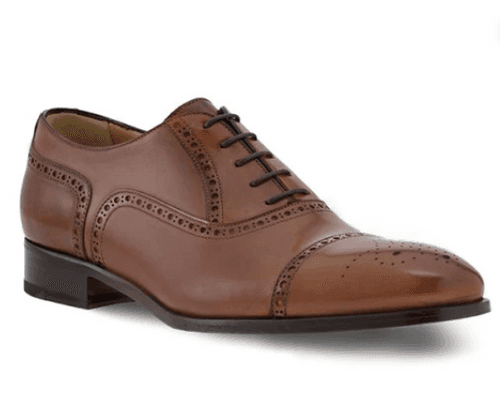 Half Brogue Cap Toe Brown  2024