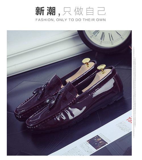 new men's driving peas shoes white lazy casual shoes breathable men's shoes single shoes   generation