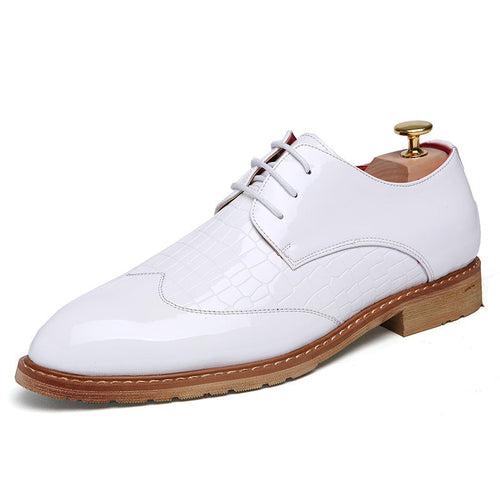 New Men's Fashion Korean Edition British   Large casual men's shoes Large size trend formal business leather shoes