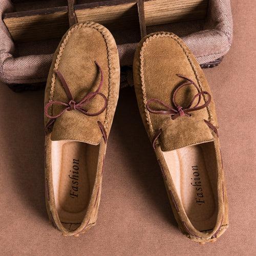 Men's Casual Shoes British Style Moccasins Genuine Leather Flats Zapatos Hombre Loafers Footwear Men Winter&Sping Chaussures