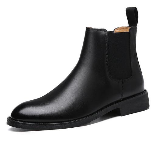 Chelsea Boots Men's   Large Size 45 46 Supply Genuine Leather Autumn and Winter Men's Boots British Martin Boots Men's