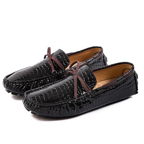 summer large leather men's light pea shoes fashion with European and American style casual men's shoes driving men's shoes