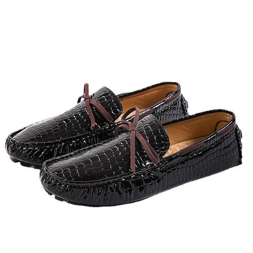 summer large leather men's light pea shoes fashion with European and American style casual men's shoes driving men's shoes