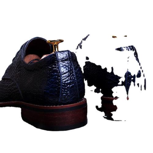 Men's pointed leather shoes Business dress Men's shoes   lace