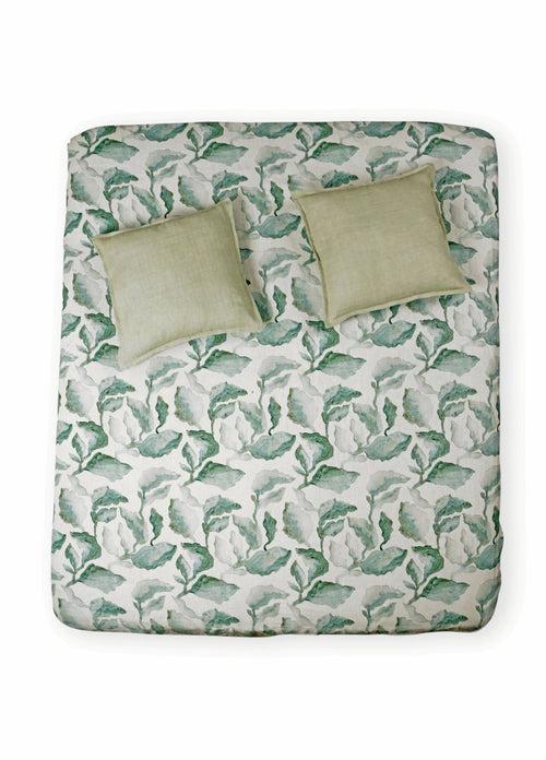 Cascade Teal Linen Bedspread by Sanctuary Living