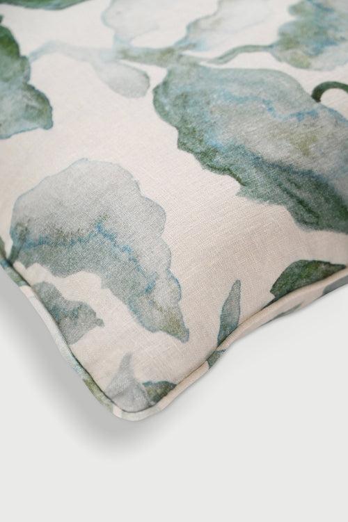 Cascade Teal Linen Cushion Cover by Sanctuary Living