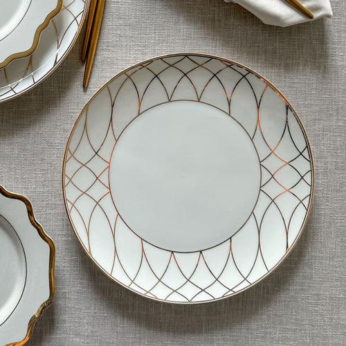 Camille Porcelain Dinner Plate - Set of 2