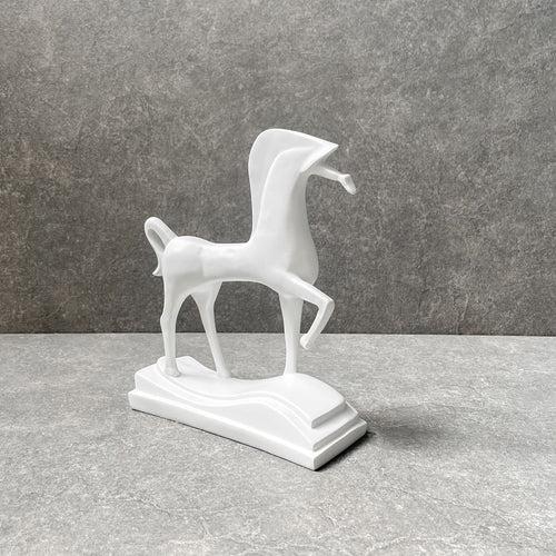 Artemis White Horse Sculpture