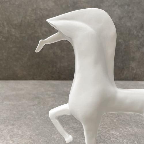 Artemis White Horse Sculpture