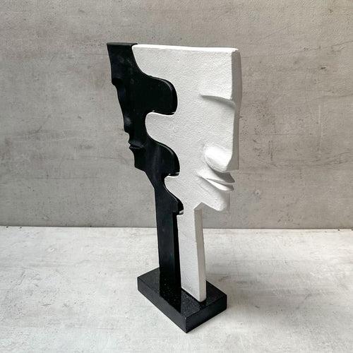 The Yin and Yang Cast Aluminium Sculpture