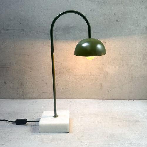 Rixton Metal and Marble Desk Lamp