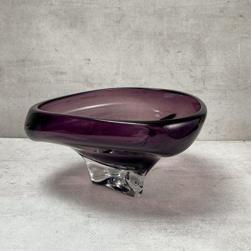 Clara Violet Luxury Glass Object