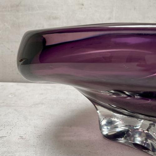 Clara Violet Luxury Glass Object