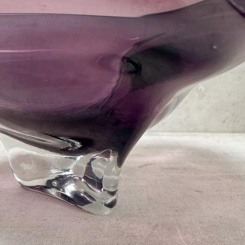 Clara Violet Luxury Glass Object