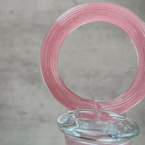 Zayden Pink Opulent Glass Vase