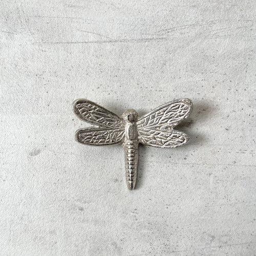 Seraphine Metal Dragonfly Wall Sculpture (Silver) - Set of 2