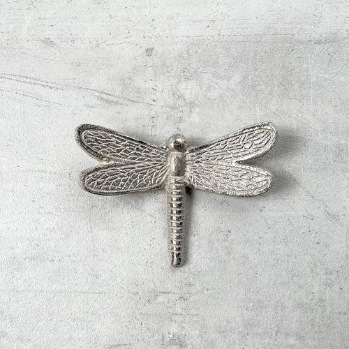 Seraphine Metal Dragonfly Wall Sculpture (Silver) - Set of 2