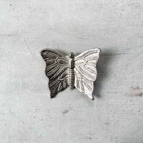 Cassandra Metal Butterfly Wall Sculpture (Silver) - Set of 2