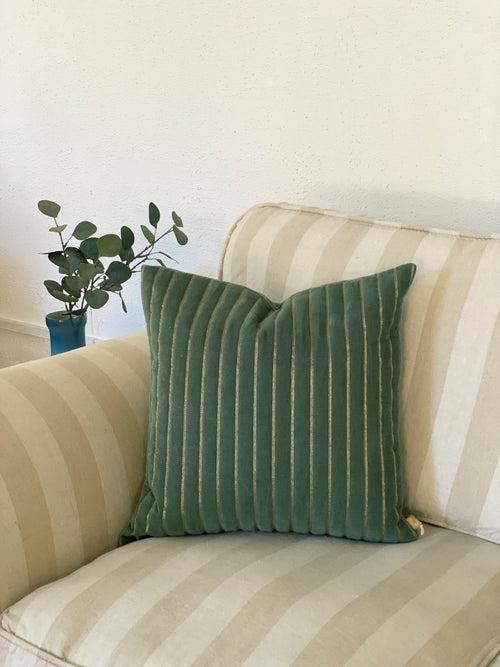 Eden Striped Eucalyptus Cushion Cover by Sanctuary Living