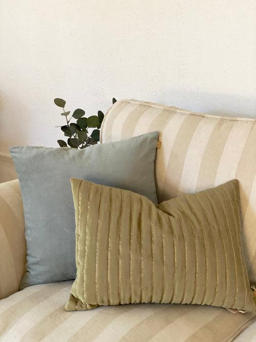 Eden Striped Sand Oblong Cushion Cover by Sanctuary Living