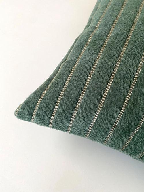 Eden Striped Eucalyptus Cushion Cover by Sanctuary Living