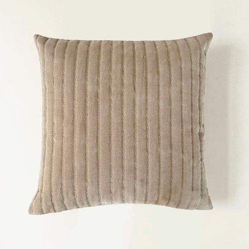 Eden Striped Oatmeal Cushion Cover by Sanctuary Living