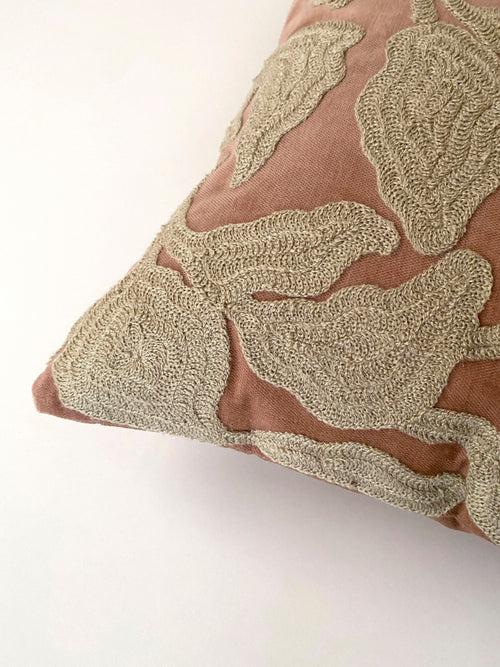 Cascade Embroidered Spice Cushion Cover by Sanctuary Living