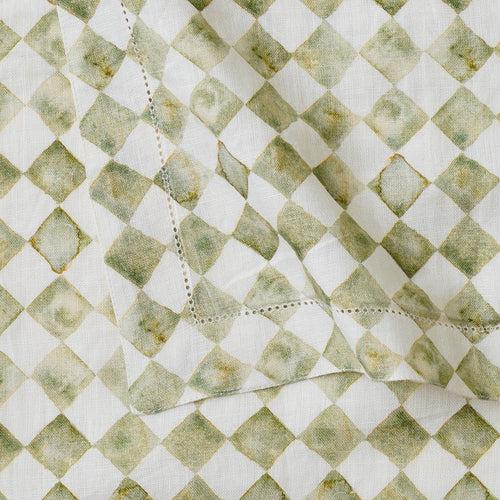 Checker Green Table Mat (Set of 2) by Sanctuary Living