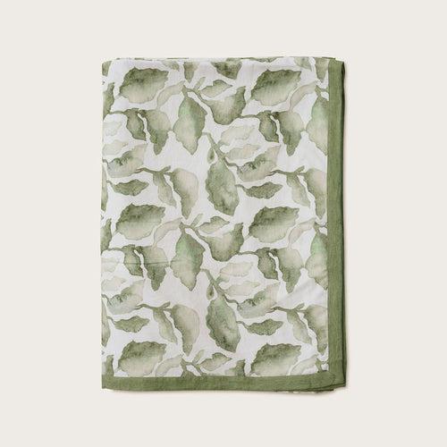 Cascade Green Linen Bedspread by Sanctuary Living