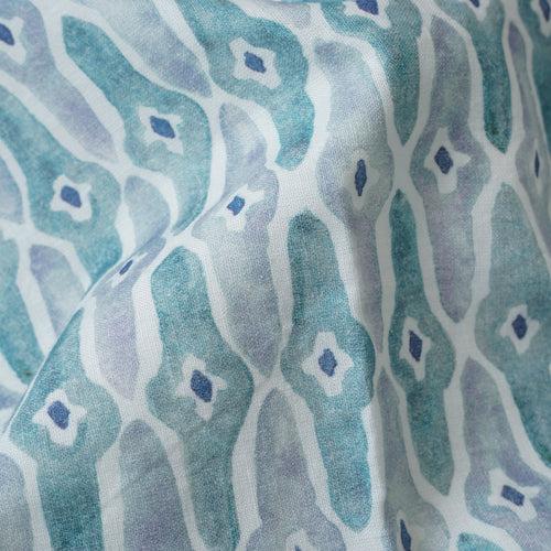 Mosaic Blue Linen Bedspread by Sanctuary Living