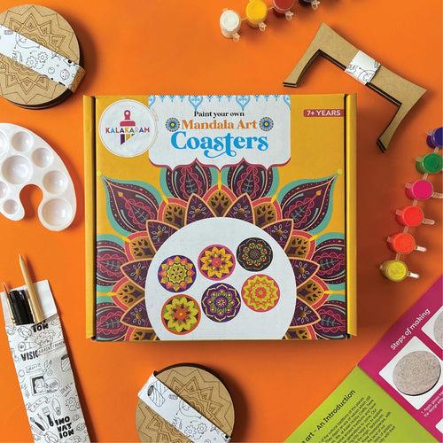 KKM1936E MANDALA ART COASTERS PANTING KIT