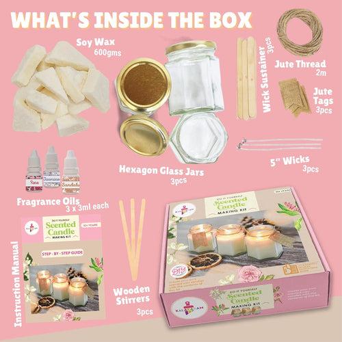 KKM1009D SCENTED JAR CANDLE MAKING KIT