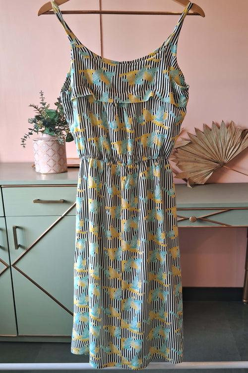 Printed Midi Dress (PL-38)