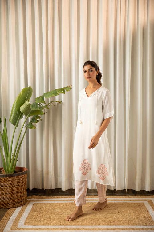 Muslin Summer Tunic Set (Set of Two)