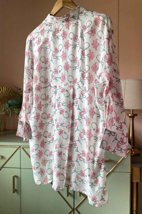 Floral Pink Muslin (Shirt only)