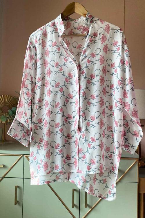 Floral Pink Muslin (Shirt only)