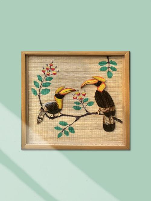 Woodpeckers in Bamboo craft by Swarupananda Sutradhar