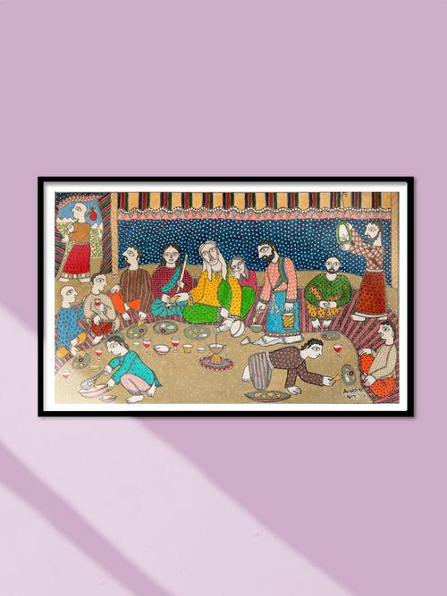 The Last Supper in Madhubani by Avinash Karn