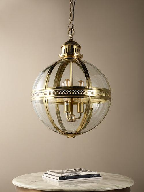 Canella Brass Finish Pendant Lamp