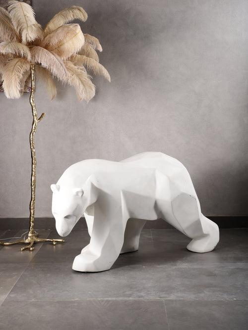 Bear White Floor Lamp