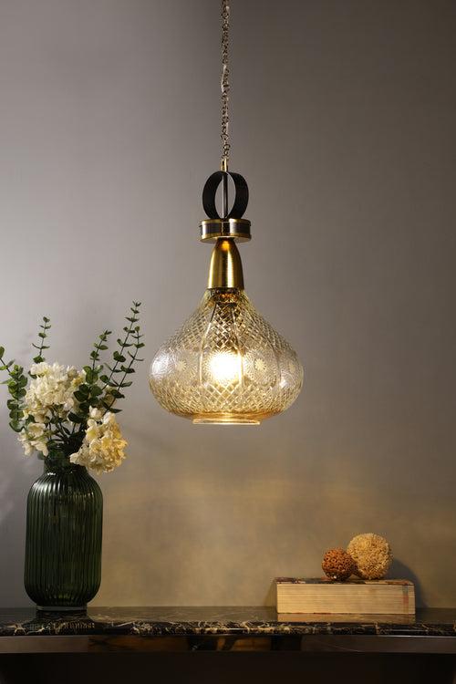 Brinkley Amber Pendant Light