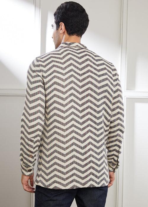 Chevron Shacket