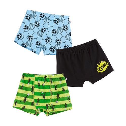 Football 3-Pack Boy Boxers