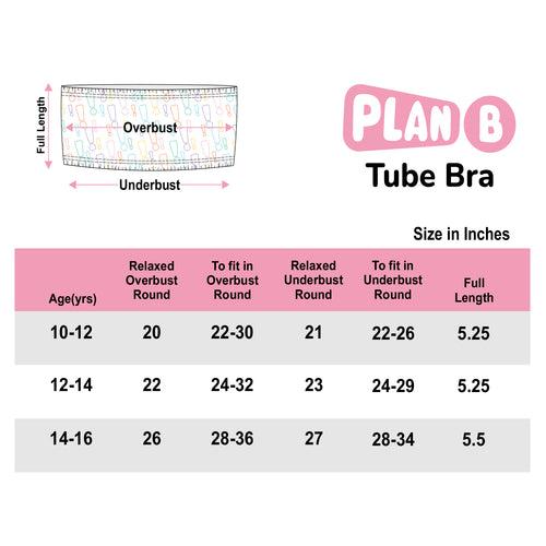 3-Pack Lightly Padded Tube Bra with Removable Straps  - Trio