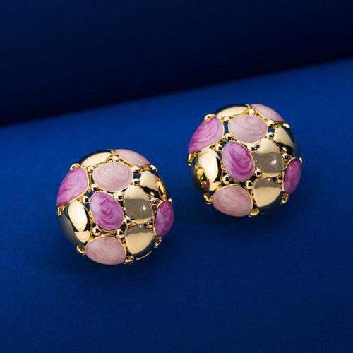 Cotton Candy Enamel Studs